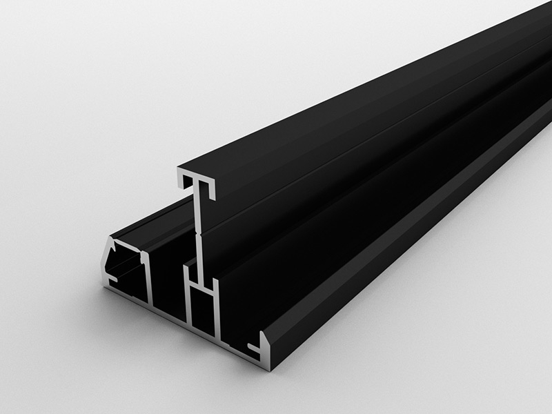 FA-26隐形門配線-拉絲啞黑色